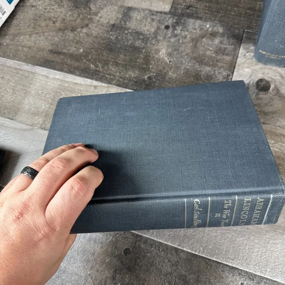 Abraham Lincoln: The‎ War Years, Vol 1-4 by Carl Sandburg; 1939, HC,